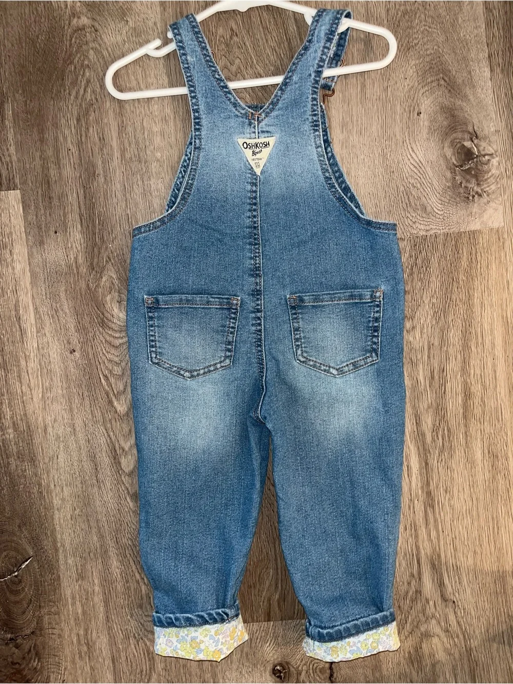 OshKosh B'gosh toddler denim overalls in light blue